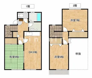 熊本県熊本市東区上南部3【一戸建】の間取り