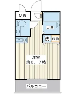 ペアハウス浦安【3階】の間取り