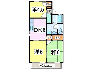 プレミールハイツ五番館【1階】の間取り