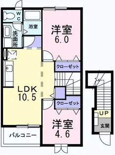 グランディール【2階】の間取り