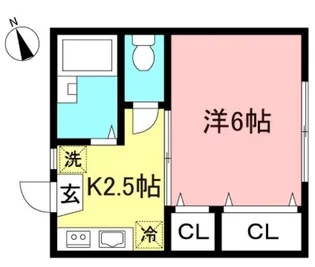 フレールメゾン【1階】の間取り