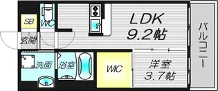ES-Grande大阪 City Avenue【8階】の間取り