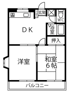 リバーサイドメゾン【2階】の間取り