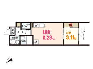 YELLSTAGE長束EAST【2階】の間取り