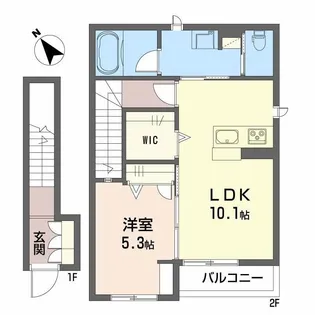 (仮称)シャーメゾンT【2階】の間取り