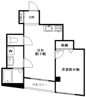 SKマンション【4階】の間取り