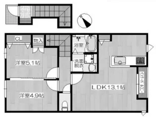 ベラビスタ【2階】の間取り
