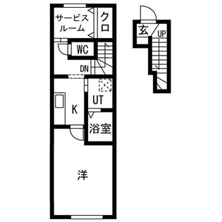Mid Fair(ミッドフェア)【2階】の間取り
