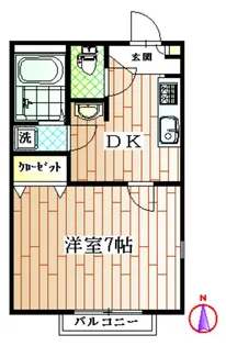 D-6 KIRATECH【1階】の間取り