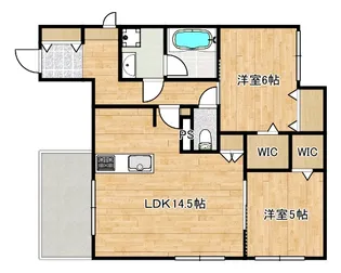 アノイエ 東棟【4階】の間取り