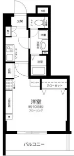 エスコート芝浦EAST【8階】の間取り