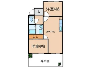メゾンドール小島【1階】の間取り