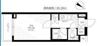 ルーブル溝の口【2階】の間取り