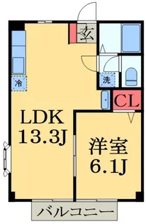 ルミエール【1階】の間取り
