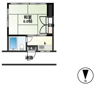 ユーコーポ【2階】の間取り