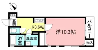 モントレゾール【3階】の間取り