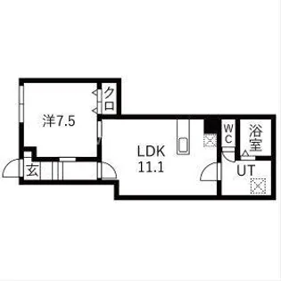 アイリス渋谷の間取り