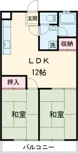 エーデルハイツ【2階】の間取り