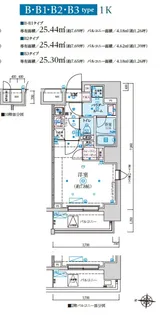 リヴシティ森下駅前【2階】の間取り