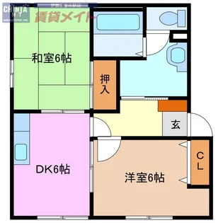 DOMICILE伊賀A【2階】の間取り