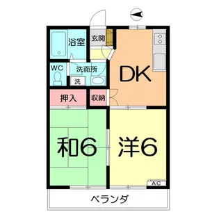 アベニュー宮原【3階】の間取り