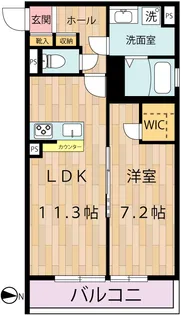 BEAM RIVER川崎【3階】の間取り