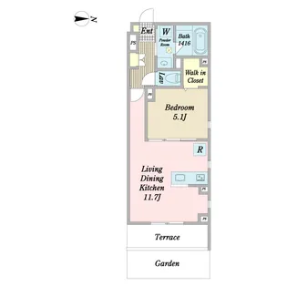 Broocklands【1階】の間取り