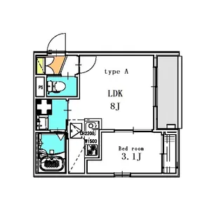 ラシュレ【1階】の間取り