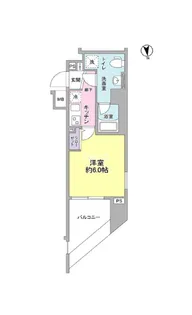 メインステージ白金高輪駅前【3階】の間取り