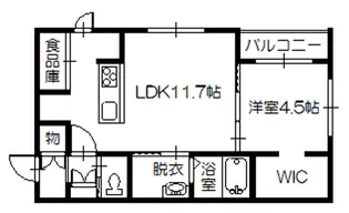 アリヴィオ日の出【3階】の間取り