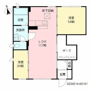 シャーメゾンはすいけ【1階】の間取り