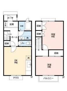 曽谷タウンハウスの間取り