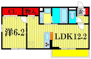 アトリエール松戸【2階】の間取り