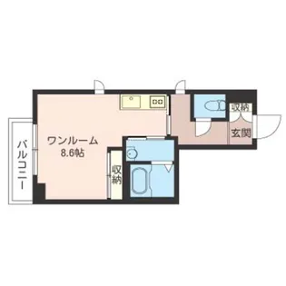 ノワール三ツ沢【2階】の間取り