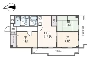 サンクレスト【3階】の間取り