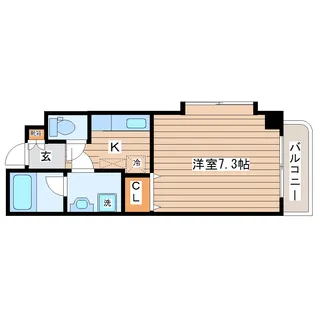 Blue ciel【2階】の間取り