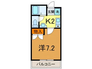 ミヤビハイツ【2階】の間取り