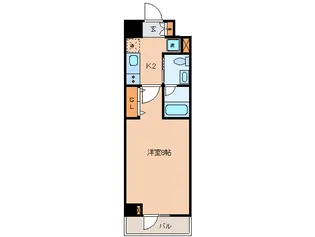 ルクレ日本橋馬喰町【6階】の間取り