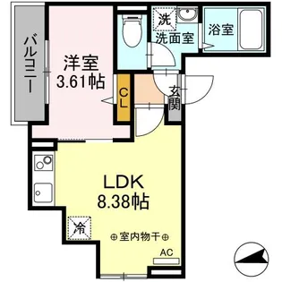 リベルテ【3階】の間取り