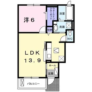 ポポラ・エッテ【1階】の間取り