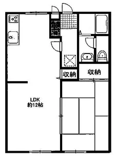 ストークネストII【1階】の間取り