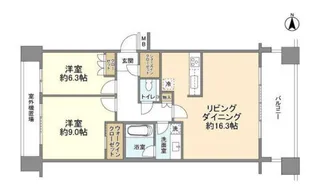 マスタービューレジデンス【7階】の間取り