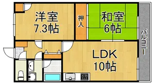 アークヒルズWAKO【2階】の間取り