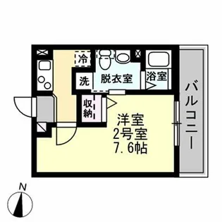 カナル小田栄【1階】の間取り