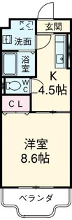 ソレアード【3階】の間取り