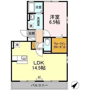 ペニーレーン A棟【2階】の間取り