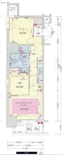 プレサンスTHE久屋大通レジェンド【7階】の間取り
