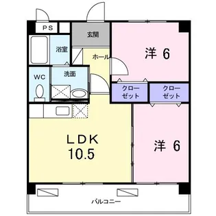 レミー マンション【2階】の間取り