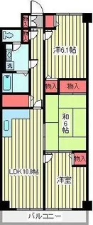 ルクソル浦和【5階】の間取り