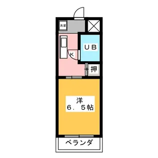 ホワイトヴィラ【5階】の間取り